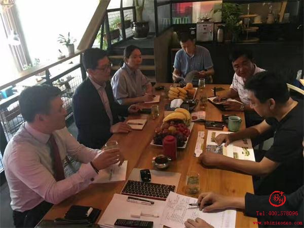 日本荏原食品公司駐上海分公司的代表來訪十秒到總部